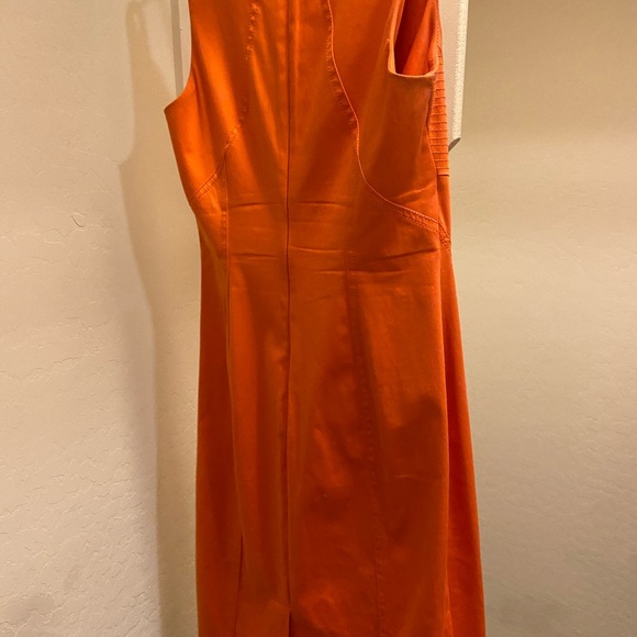 Tangerine Calvin Klein Dress - Picture 3 of 4